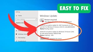 windows update KB5037768KB5038285 not installing in windows 10 [upl. by Eliza]