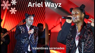 Ariel Wayz yasubiyemo indirimbo ya Butera Knowless  A Valentines Night to Remember [upl. by Eyar]