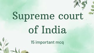 BED CET OSSTET LTR SSC CGL ll supreme important MCQ ll supremecourt mcq ltr2024 [upl. by Blynn]