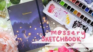 ﾐ☆ Trying a Mossery Sketchbook [upl. by Eillor]