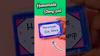 Homemade Stamp Pad 🤓🌈 shorts [upl. by Nohsar]