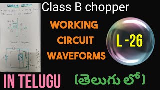 Class B Chopper in TeluguPower electronicsPE in TeluguBtechDiplomaGateDegreeEEEECEITI [upl. by Narrat247]