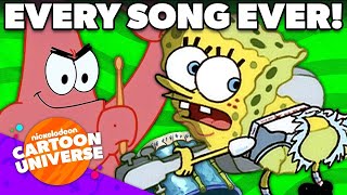 Every SpongeBob Song EVER 🎵  Nicktoons [upl. by Meehar]