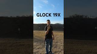 First time ringing steel with my Glock 19x glock glock19x 9mmpistol pewpew ar500 glock45 [upl. by Cha]