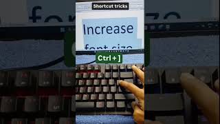 Font size increase shortcut key computer [upl. by Sada]