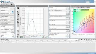 Light Measurement using an Integrating Sphere Collecting and Exporting Data [upl. by Nnairrehs]