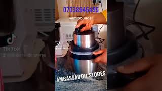 YAM POUNDER FOOD PROCESSOR [upl. by Anastasie265]