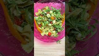 Bow Tie Pasta Salad pasta pastalover pastasalad salad foodshorts dinner recipe yum [upl. by Faunie]