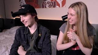 Calpurnia interview  Finn Wolfhard amp Ayla TeslerMabe part 1 [upl. by Fadden]