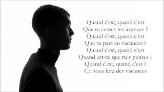 Stromae  Quand Cest  Karaoke [upl. by Amlez]