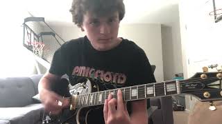 Beginner guitar player play the Skulls song from the misfits music musicgenre metal [upl. by Flo]