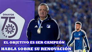 Falcao renueva con Millonarios  El objetivo es ser CAMPEÓN  Enrique Camacho Presidente Millonarios [upl. by Nomyaw]