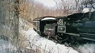 Polson Logging Company 282 2 Mid Continent Railway Museum Snow Train 2000 [upl. by Eanwahs872]