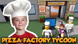 WELCOME TO MY PIZZA RESTAURANT  ROBLOX PIZZA FACTORY TYCOON [upl. by Arotak]