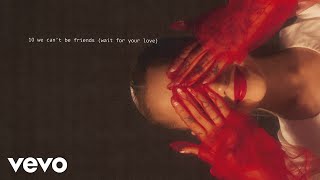 Ariana Grande  we cant be friends wait for your love lyric visualizer [upl. by Uke]