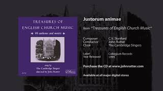 Justorum animae  Stanford John Rutter The Cambridge Singers [upl. by Vasily114]