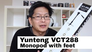 Yunteng VCT 288 Monopod  A budget DSLR stabilizer for photo and smooth video Unboxing w samples [upl. by Leinaj]