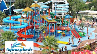 AQUASPLASH  Water park Theme Park in Antibes French Riviera Marineland Côte d’azur France 🇫🇷 [upl. by Esmeralda]