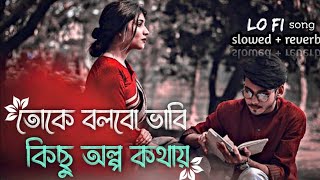 তোকে বলবো ভাবি কিছু অল্প কথায়  Amar Mon Tor paray  Lofi song  mamoni948 [upl. by Gusty473]