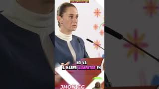 Claudia ANUNCIA que no aumentara su SUELDO shortsvideo claudiasheinbaum amlo sueldo [upl. by Fritzsche]