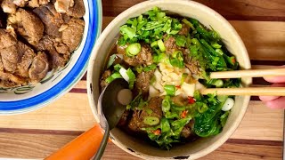 Taiwanese beef noodle soup 牛肉麵  cottage edition [upl. by Itnava488]