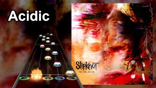 Slipknot  Acidic  Guitar Chart Preview [upl. by Lasky]