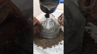 Make Beautiful Plant Pots Using Plastic Bottles and Cement for Small Gardens diycement plantpot [upl. by Nilyaj]