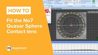 HowTo  Fit the No7 Quasar Sphere contact lens Studio 5 [upl. by Ky]