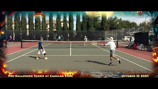 My Service Game in Tennis Doubles at Cahalan Park October 10 amp 13 2024 [upl. by Ellersick]