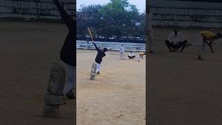 One handed six hitting by Ilyas Hyderabadi cricketer at Abbas ground cricket cricketshorts ilyas [upl. by Lenaj]