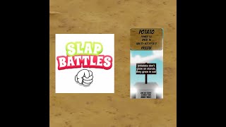 How to ACTUALLY get Potato amp “Sorry to burst your bubble” badge in SLAP BATTLES [upl. by Nettirb]