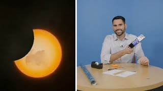 Cant snag solar eclipse glasses before 2024s event Heres how to make your own [upl. by Nomolos58]