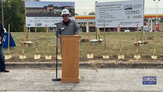 Ground broken for Meller Family Health Center in Fort Madison Iowa [upl. by Mallis951]