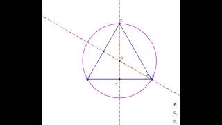 Triangle équilatéral bissectrice médiatrice cercle circonscrit cercle inscrit [upl. by Ikiv346]