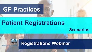 Patient Registrations GP Practice webinar Registrations Part 2 [upl. by Novrej99]