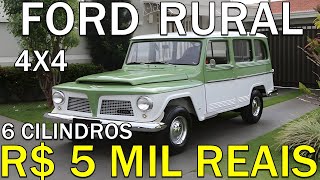 FORD RURAL A PARTIR DE 5 MIL A VENDA [upl. by Tarrel]