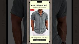 Mens Linen ShirtMens PantsMENB1ZLSS202306279552024STOP Real6s [upl. by Jackqueline]