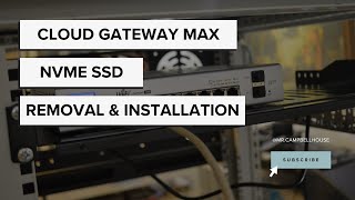 Ubiquiti Cloud Gateway Max M2 NVMe SSD removal and installation [upl. by Ettevets]