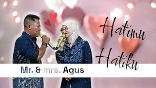 Hatimu Hatiku  Karaoke Duet Pasutri  Bpk Agus feat Ibu Anung hutri79 karaoke [upl. by Anuaf970]