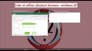 Comment ça marche les bureaux virtuels de Windows 10 [upl. by Elyrrad]