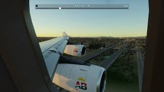 Air Belgium A340300 landing at Phoenix Sky Harbor Airport aviation xplane12 a340 [upl. by Bibah560]