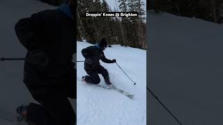 Telemark skiing at Brighton Resort Utah [upl. by Greenland531]