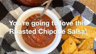 Roasted Chipotle Salsa Can or Freeze  AnOregonCottagecom [upl. by Anaehr]