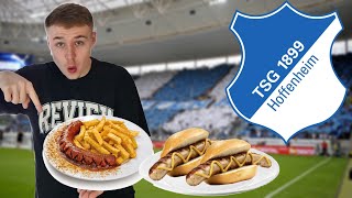 STADIONESSEN und STIMMUNG in HOFFENHEIM testen🍔 TSG HOFFENHEIM Stadion Vlog [upl. by Kirtley42]