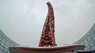 Turbo Track onride HD POV Ferrari World Abu Dhabi [upl. by Meenen]