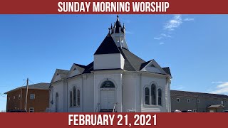 Bevier First Baptist Church Sunday Morning Worship 22121 [upl. by Adnwahs262]