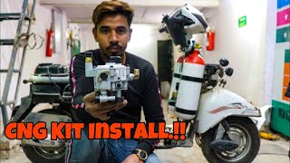 How To Install CNG Kit In HONDA ACTIVA  Part 2 [upl. by Bertelli]