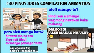 30 NAKAKATAWANG PINOY JOKES ANIMATION COMPILATION 2024 rogin funny animation [upl. by Aineles672]