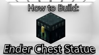 Minecraft How To Make An Ender Chest Statue [upl. by Ziza]