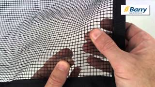 BarryTex PVC  Custom Coated Mesh Netting Panel [upl. by Naitsirc900]